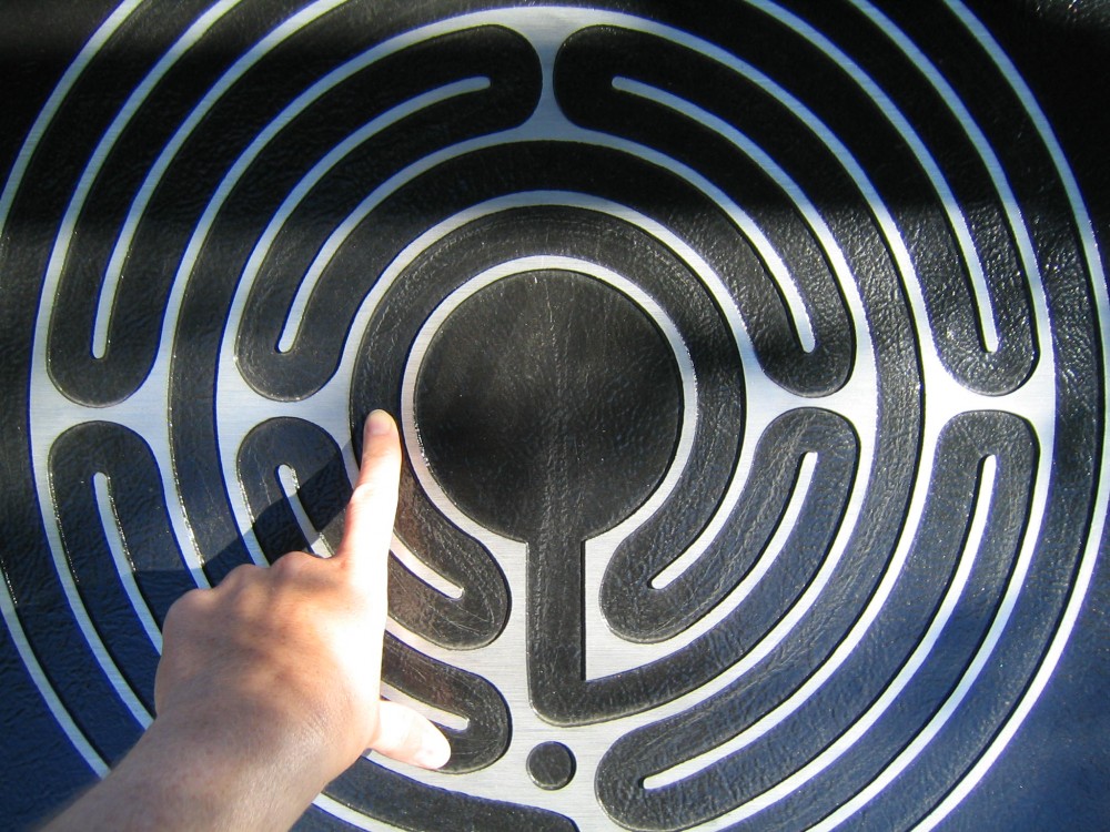 Finger labyrinth at the American Psychological Association. Photo by Naomi Sachs