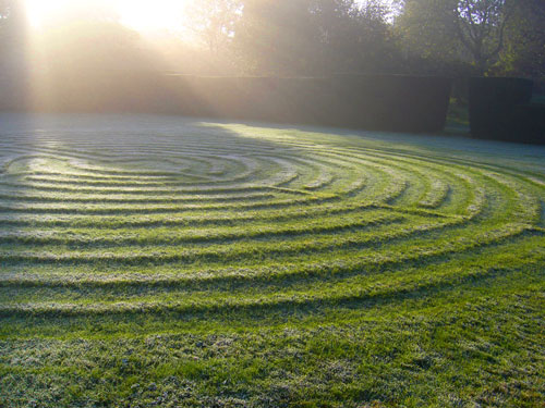 Labyrinth at Burford Priory, courtesy of St. James's Piccadilly